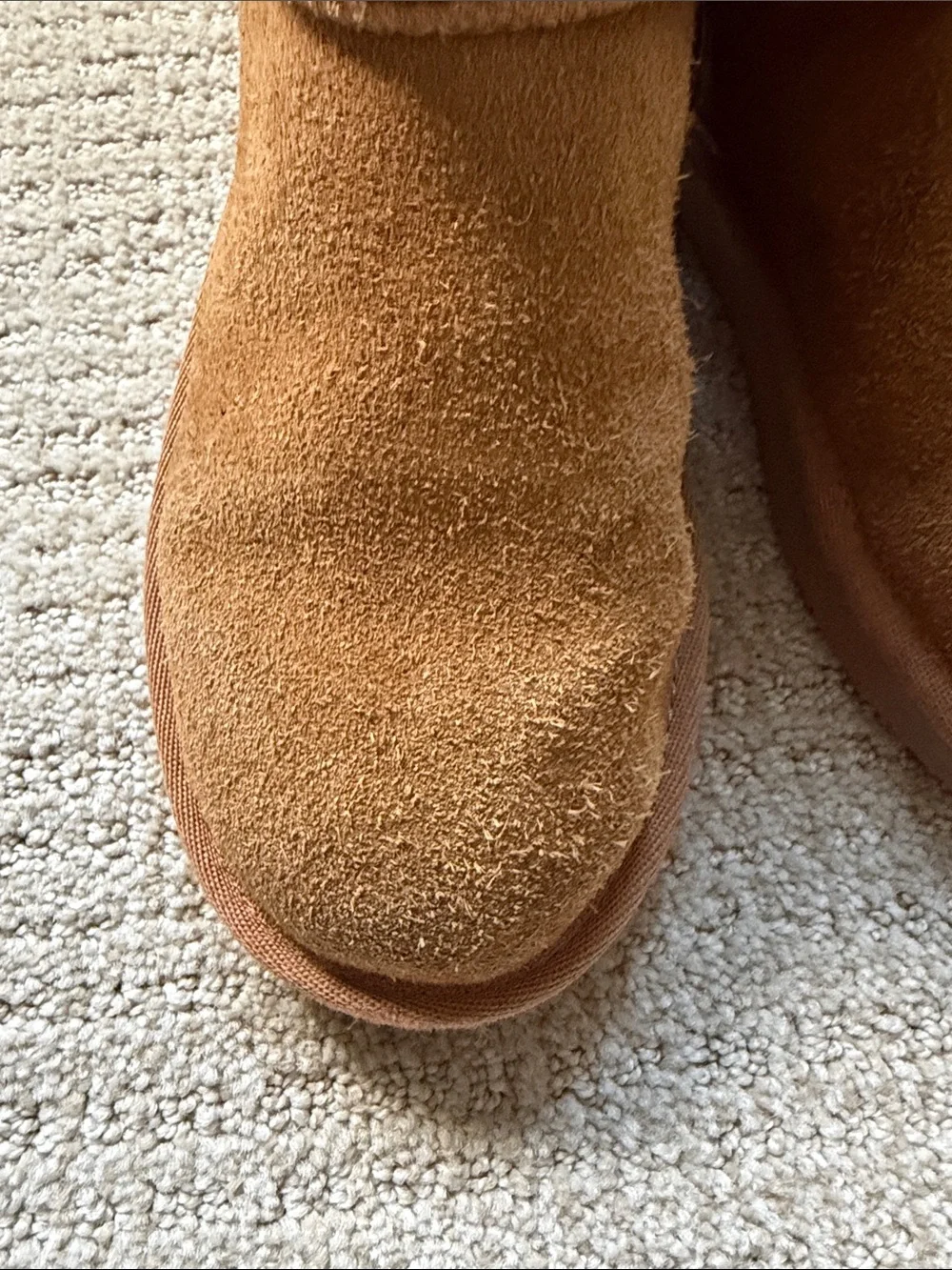 Koolaburra by UGG Chestnut Faux-Suede Shearling Boots for Kids